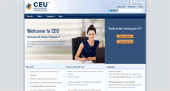 Desktop Screenshot of ceu.com
