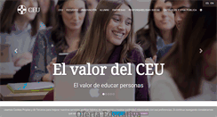 Desktop Screenshot of ceu.es