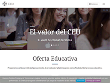 Tablet Screenshot of ceu.es